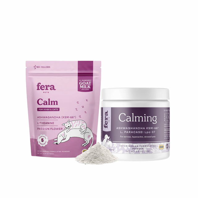 Combo Giảm căng thẳng , lo âu Fera Pets giúp làm dịu cảm xúc cho thú cưng thư giãn 252g