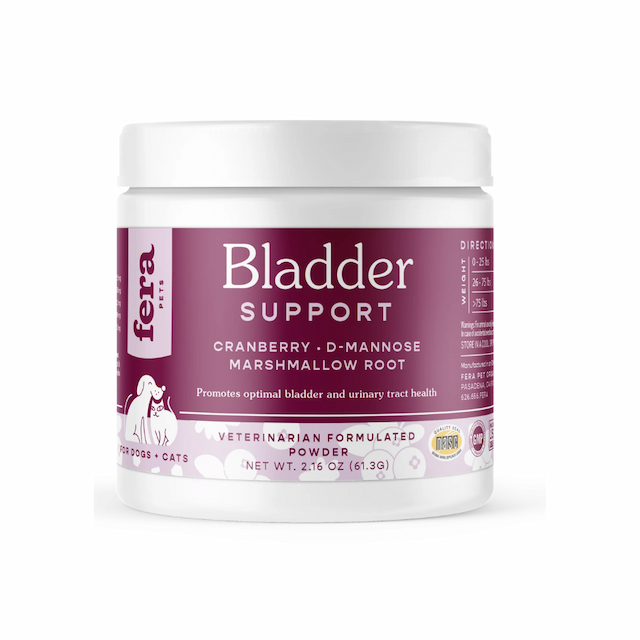 Bột Fera Pets Bladder tăng cường và phục hồi sức khỏe thận, bàng quang cho cho chó mèo 61.3g