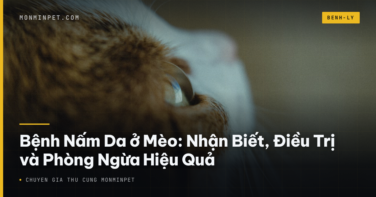 Mèo Bị Nấm Da: Dấu Hiệu, Thuốc Trị và Cách Phòng Ngừa Tái Phát