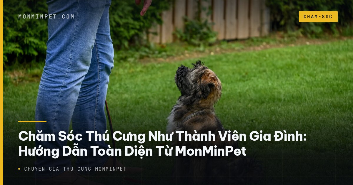Chăm Sóc Thú Cưng Như Thành Viên Gia Đình: Hướng Dẫn Toàn
