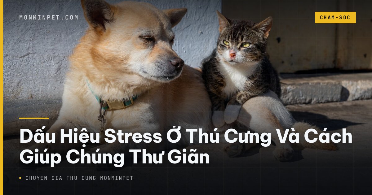Dấu Hiệu Stress Ở Thú Cưng Và Cách Giúp Chúng Thư Giãn