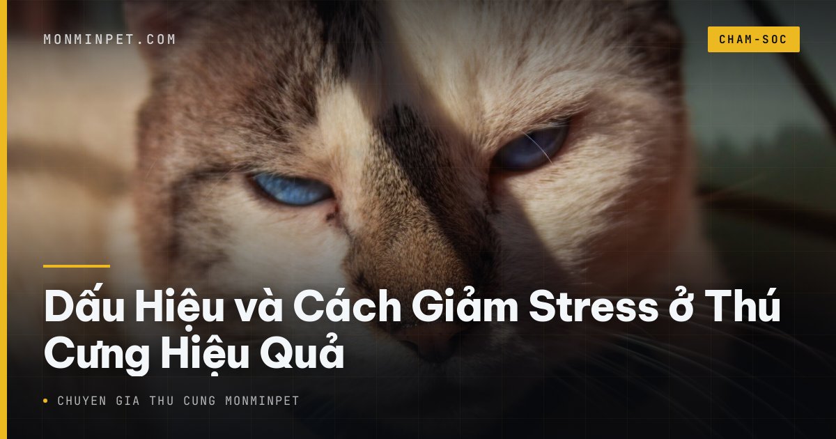 Dấu Hiệu và Cách Giảm Stress ở Thú Cưng Hiệu Quả