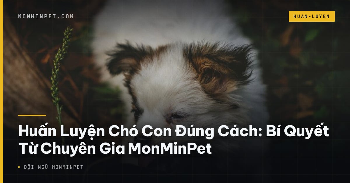 Huấn Luyện Chó Con Đúng Cách: Bí Quyết Từ Chuyên Gia