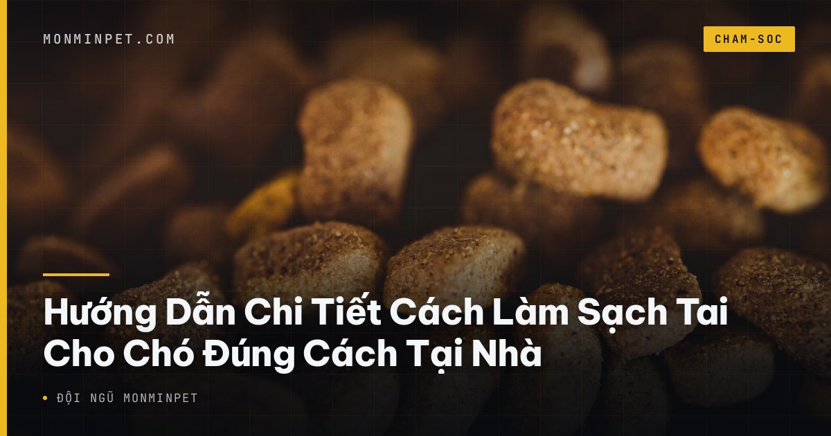 Hướng Dẫn Chi Tiết Cách Làm Sạch Tai Cho Chó Đúng Cách