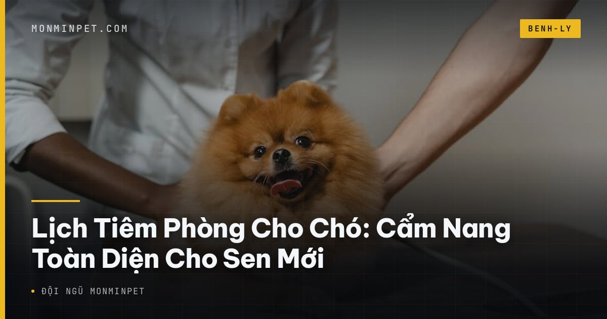 Lịch Tiêm Phòng Cho Chó: Cẩm Nang Toàn Diện Cho Sen Mới