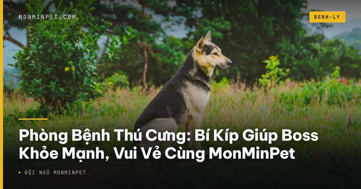 Phòng Bệnh Thú Cưng: Bí Kíp Giúp Boss Khỏe Mạnh