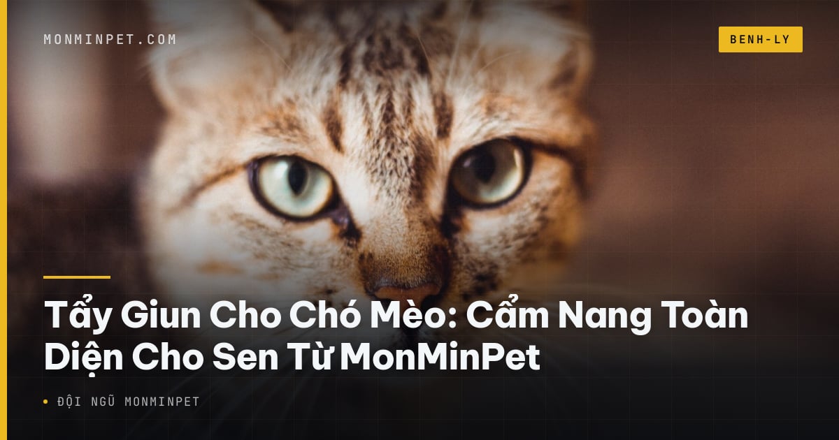 Tẩy Giun Cho Chó Mèo: Cẩm Nang Toàn Diện Cho Sen
