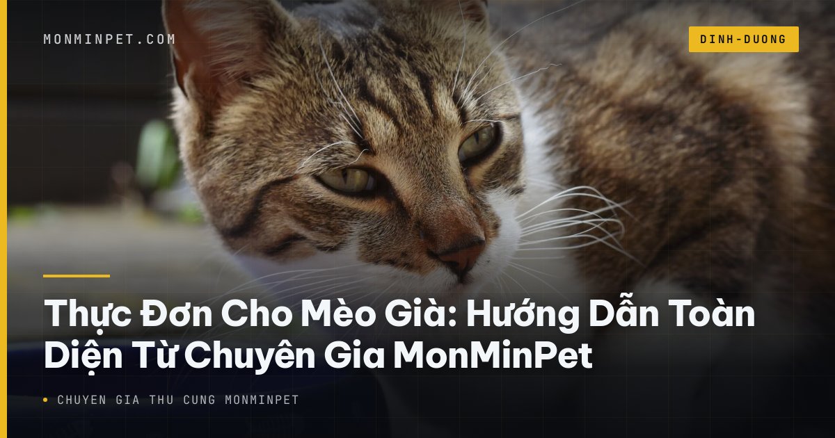Thực Đơn Cho Mèo Già: Hướng Dẫn Toàn Diện Từ Chuyên Gia