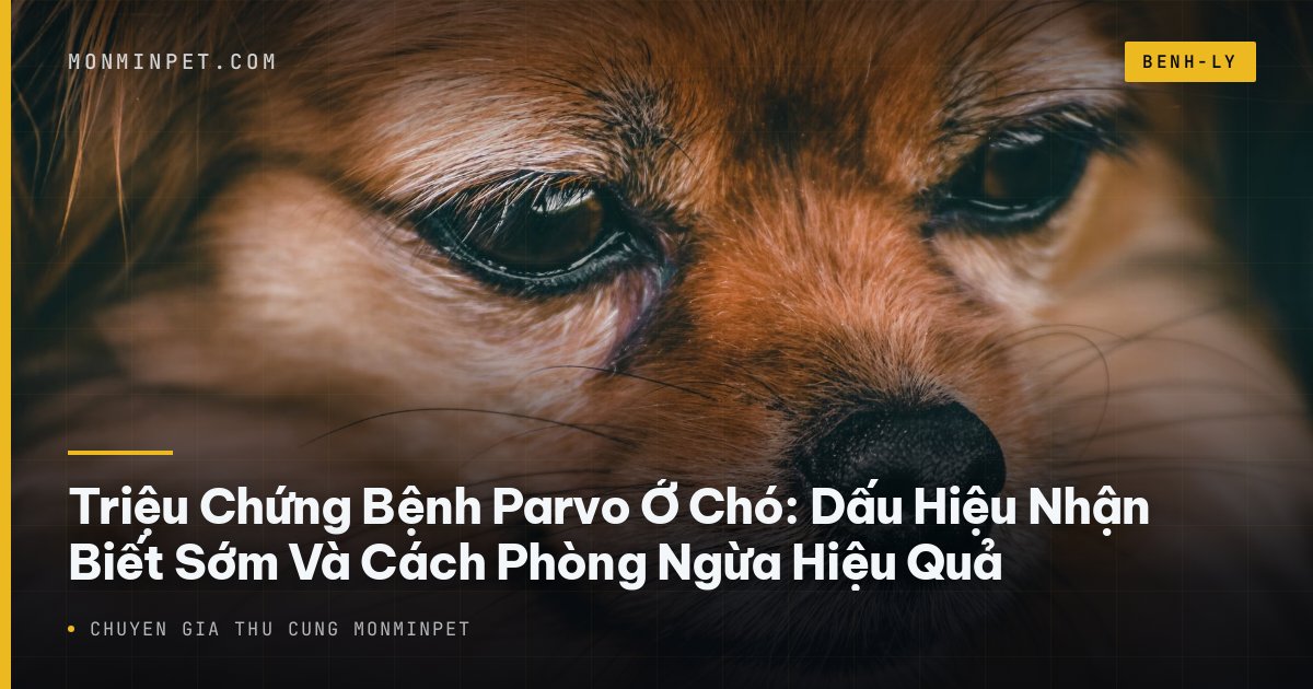 Triệu Chứng Bệnh Parvo Ở Chó: Nhận Biết Sớm Và Điều Trị