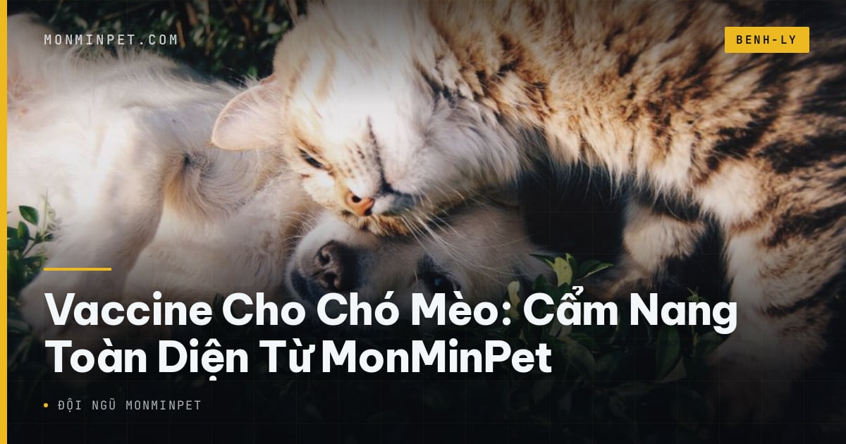 Vaccine Cho Chó Mèo: Cẩm Nang Toàn Diện Từ MonMinPet