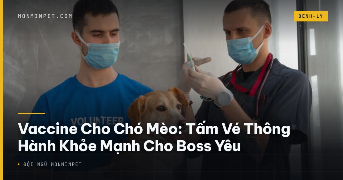 Vaccine Cho Chó Mèo: Tấm Vé Thông Hành Khỏe Mạnh Cho Boss