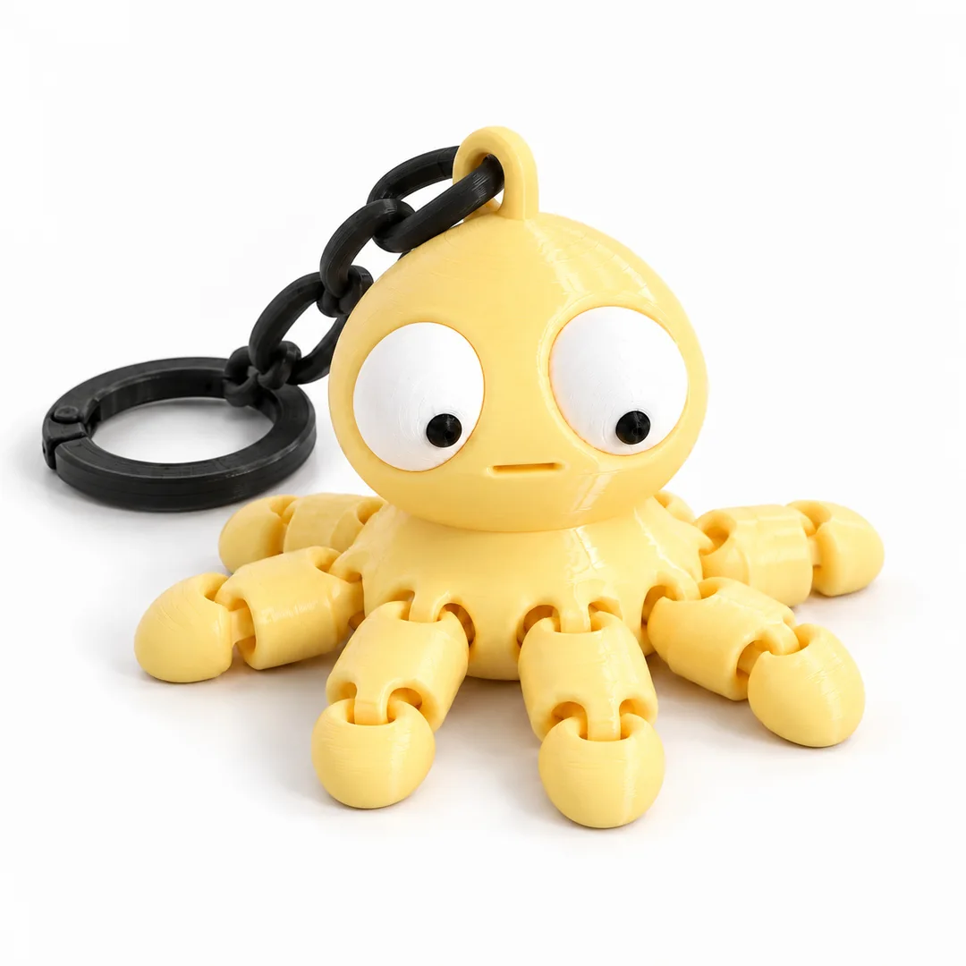Móc khóa bạch tuộc Goofy in 3D